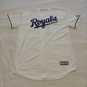 Kids Majestic Kansas City Royals Whit Merrifield Jersey
